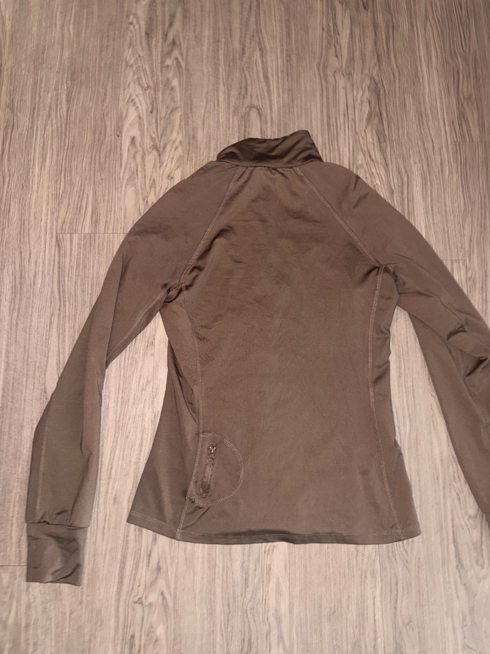 Brown Long Sleeve Active Top - Picture 2 of 3